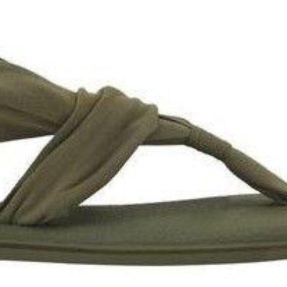 Sanuk Shoes - Yoga Sling 2 Flip Flop Spectrum Sandals Olive